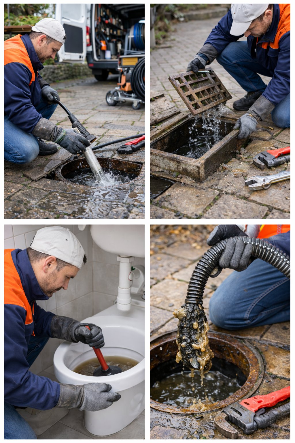 Dégorgement canalisation